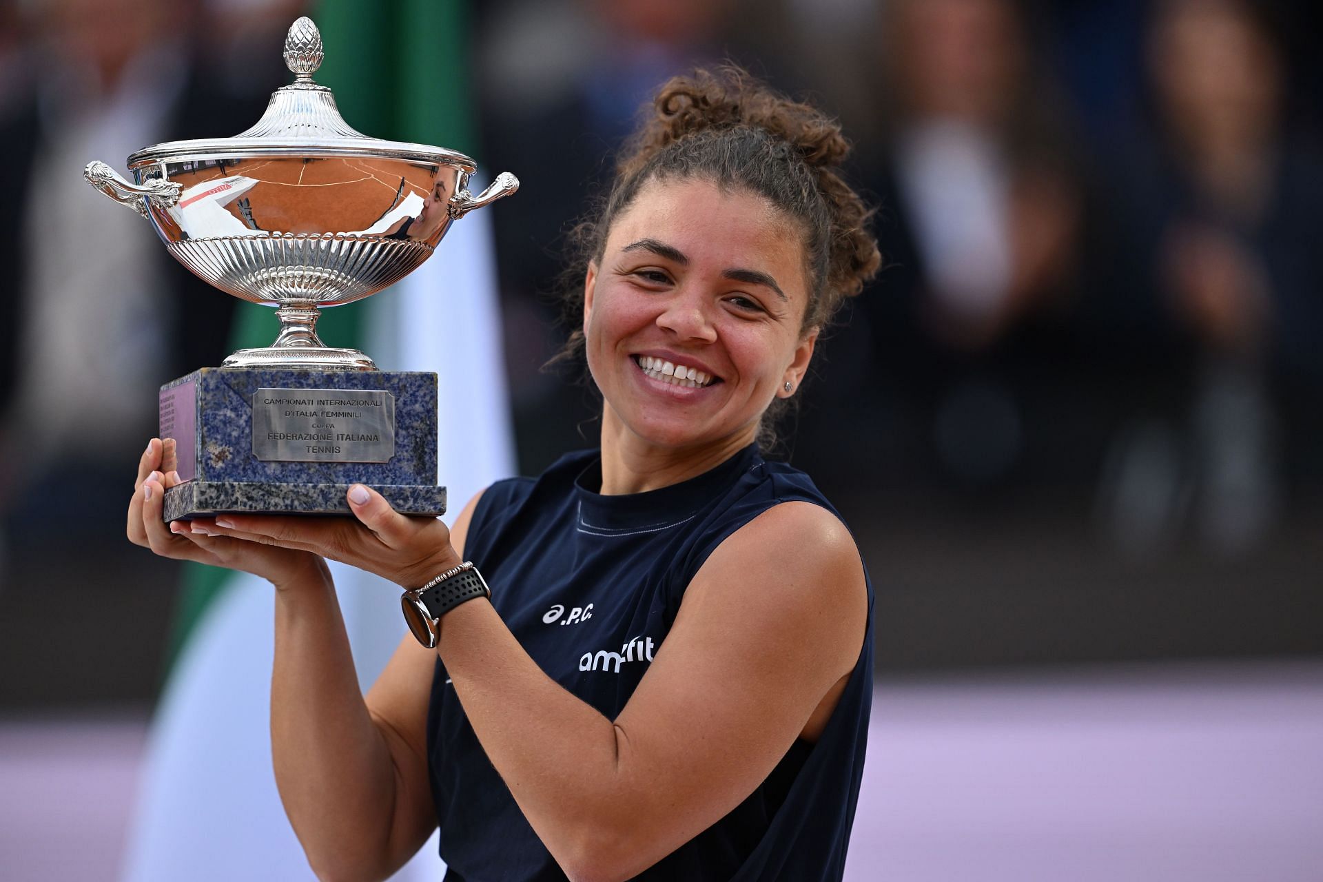 Jasmine Paolini at the Italian Open 2025. (Photo: Getty)